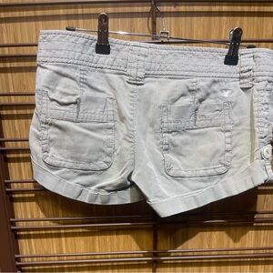 American Eagle Outfitters Gray Jean Shorts Relaxed Fit